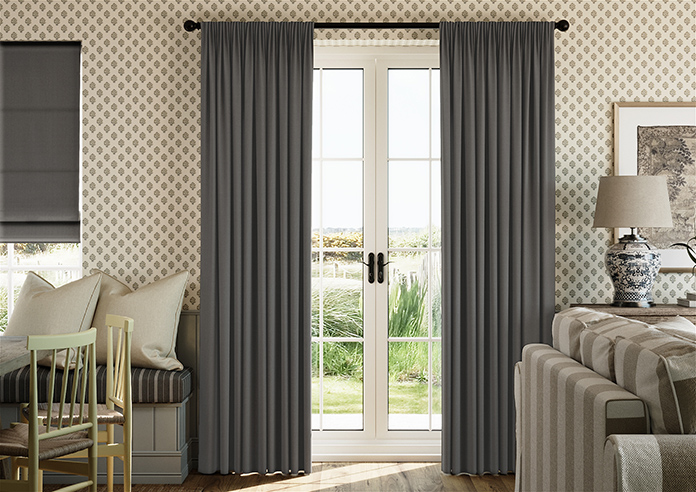 Lyra, Victoria Grey - Made to Measure Curtains - Image 3